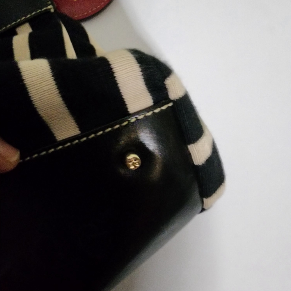 Kate Spade Black and Red Striped Mini Bag - Picture 4 of 10
